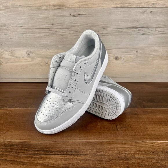 Air Jordan Retro Low OG Metallic Silver Mens Size Neutral1